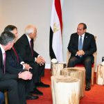 الرئيس السيسي يستقبل في اثينا  ديميتروس كوبولوزيس رئيس مجموعة كوبولوزيس للكهرباء