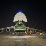 مصر للطيران للشحن الجوي تستقبل طائرتي أنتونين عملاقتين لنقل اذرع شحن لمشروعات استراتيجية في قطاع الطاقة