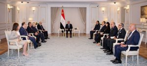 الرئيس السيسي يستقبل نواف سلام رئيس مجلس الوزراء اللبناني