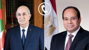 الرئيس السيسي يجري اتصالاً هاتفياً مع السيد عبّد المجيد تبون رئيس الجمهورية الجزائرية