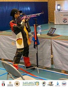 ميرفت انور القناصة المصرية الصاعدة تدخل في قائمة افضل 7 رماه في مونديال الناشئين