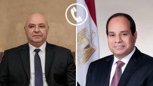 الرئيس السيسي يتلقى اتصالاً هاتفياً من العماد جوزاف عون رئيس لبنان